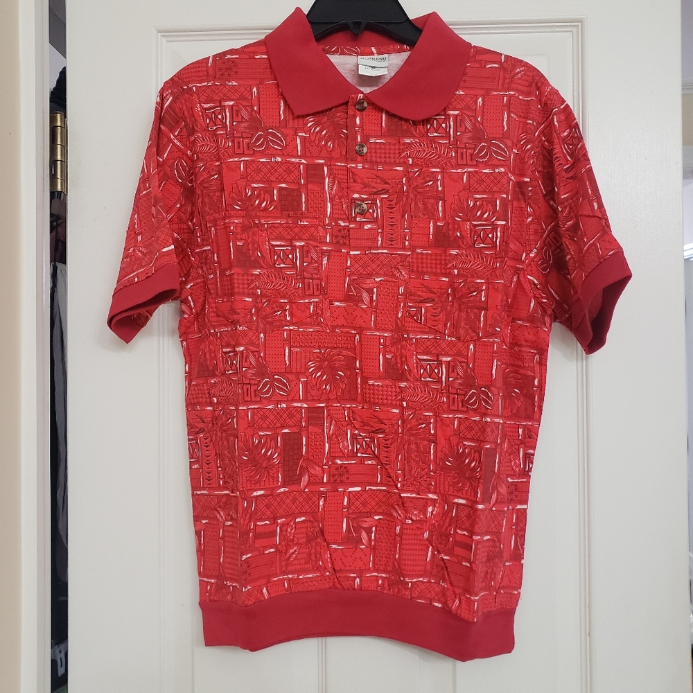 New Habana Retro Style Mens Graphic Polo Shirt